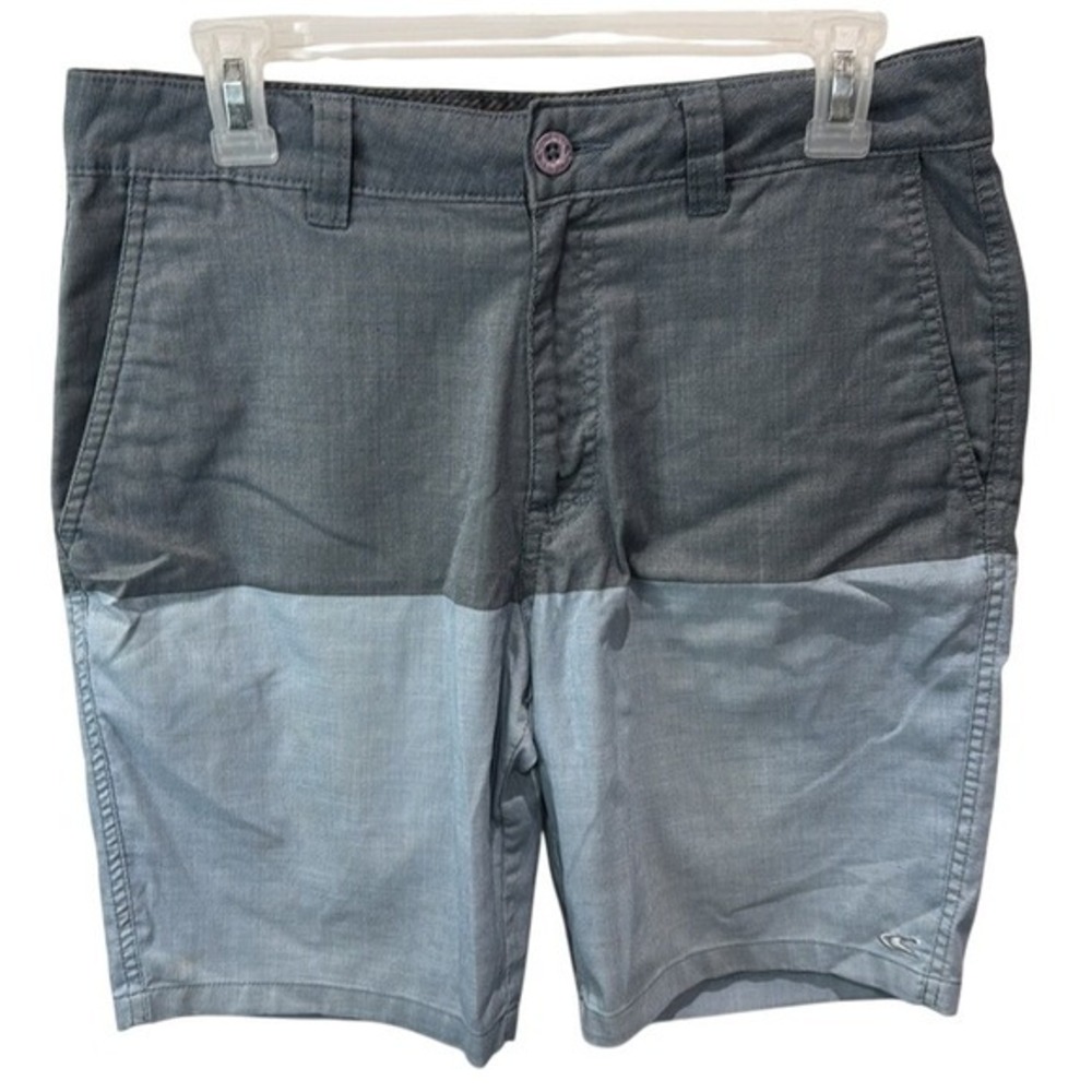 O'Neill‎ Board Shorts Men's Size 30 Gray Blue Color Block